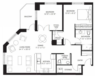 Trillium A Floorplan